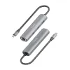 USB Hub Aisens ASUC-4P040-GR Grey