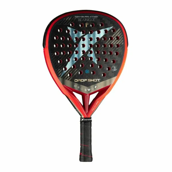 Padelmaila Drop Shot Canyon Pro Attack Musta