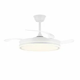 Ceiling Fan CristalRecord EVO RETRAC White 72 W