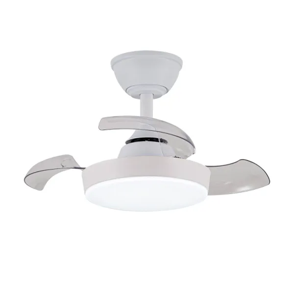 Laeventilaator CristalRecord Valge Ø 55 cm