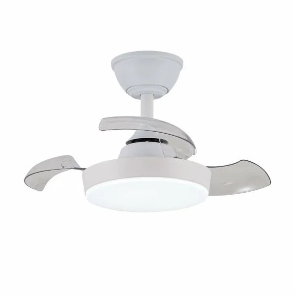 Laeventilaator CristalRecord Valge Ø 55 cm