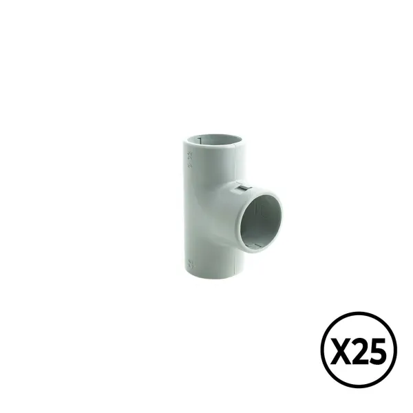 Coupling Tupersa PVC T-shaped (25 Units)