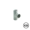 Coupling Tupersa PVC T-shaped (25 Units)