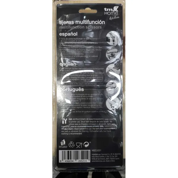Virtuvės žirklės TM Home Raudona