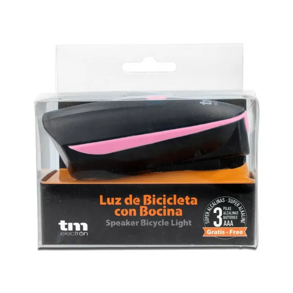 LED-polkupyörälamppu TM Electron Pinkki