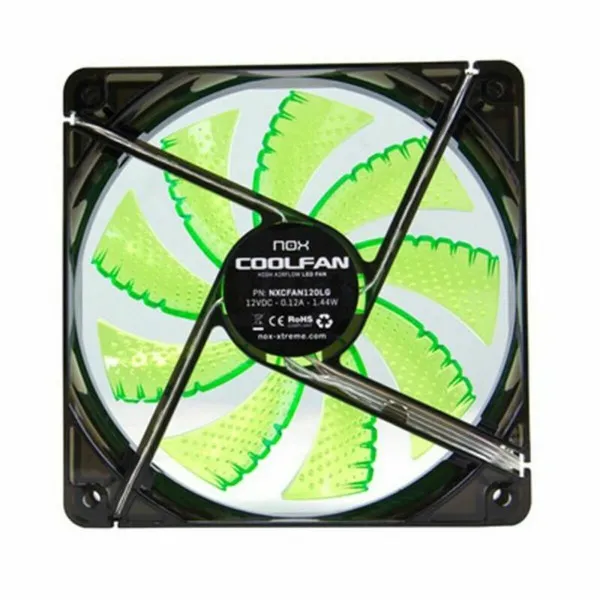 Kārbas ventilators Nox-Xtreme Coolfan 120 LED Ø 12 cm