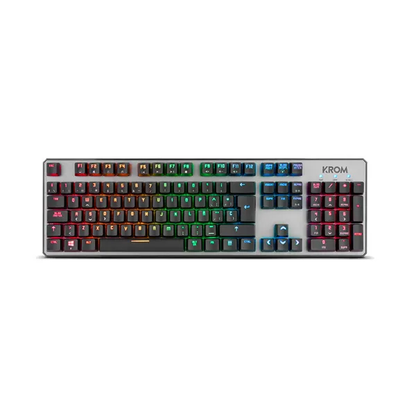 Spēļu Klaviatūra Krom Kernel Melns Spāņu Qwerty
