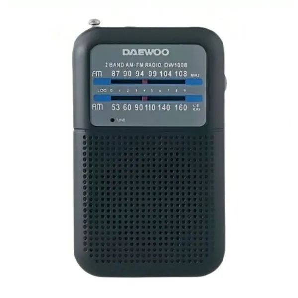 Transistoriradio Daewoo DW1008GR Musta Retro