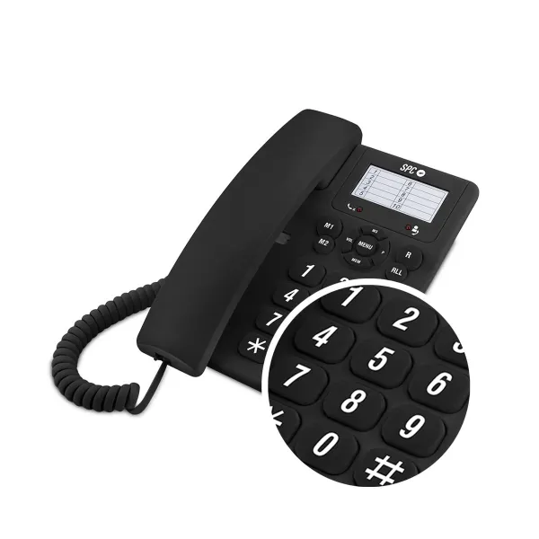 Landline Telephone SPC Original Black