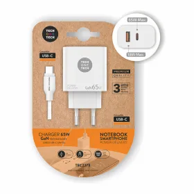 Sienas Lādētājs + USB Kabelis-C Tech One Tech TEC2273