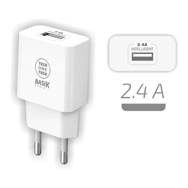 Сетевое зарядное устройство Tech One Tech TEC2904 Белый