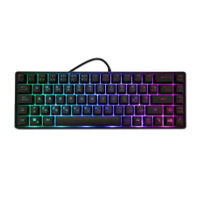 Keyboard CoolBox mini TM065 Black Spanish Qwerty