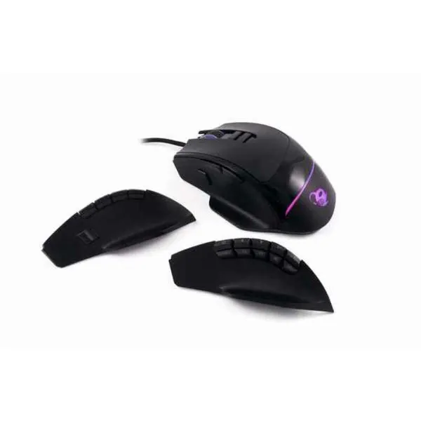 Gaming Mouse CoolBox ProSwap Black Modular RGB
