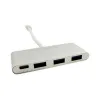 USB-разветвитель C CoolBox COO-HUC3U3PD Алюминий