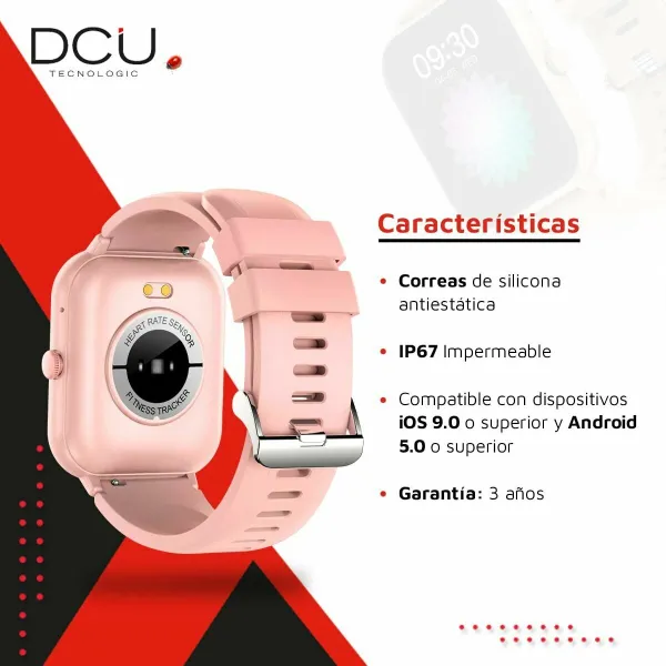 Nutikell DCU CURVED GLASS PRO Roosa