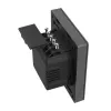 Smart WiFi wall switch SONOFF M5-2C-80 (2-channel, for frame, graphite)