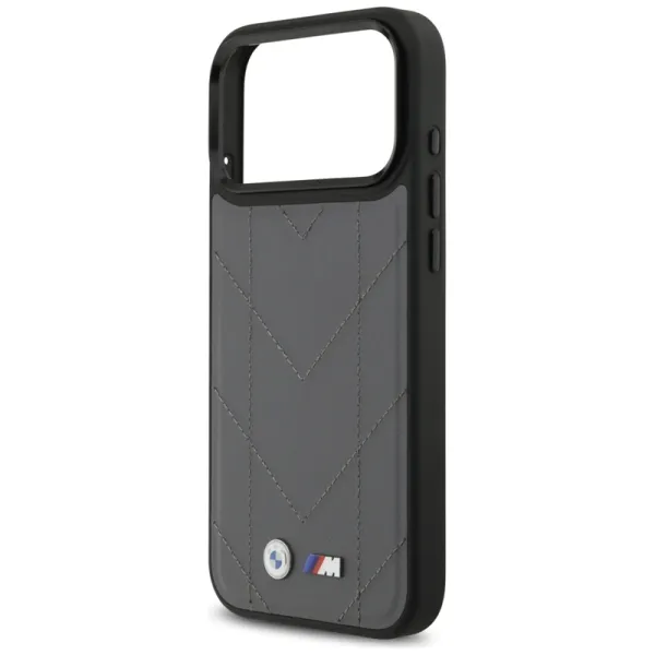 BMW M Quilted Logo MagSafe - iPhone 17 Pro Max Case (Anthracite)