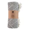 Arti Casa - Herringbone Cotton Blanket 130x170 cm (Black / White)