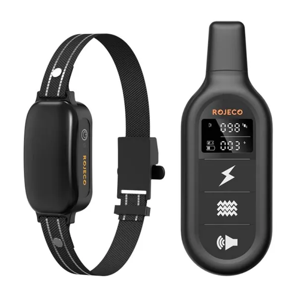 Rojeco 1000M PD521 Electric Barking Collar (Black)