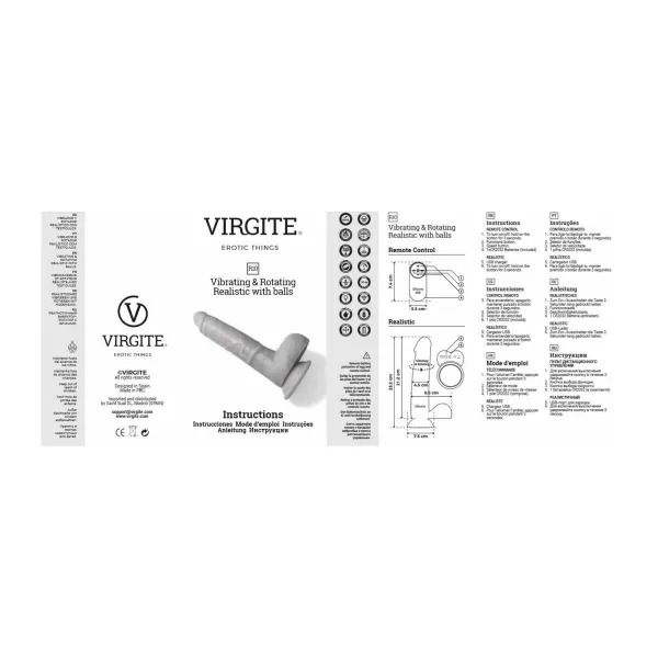 Reālistiskais Vibrators Virgite