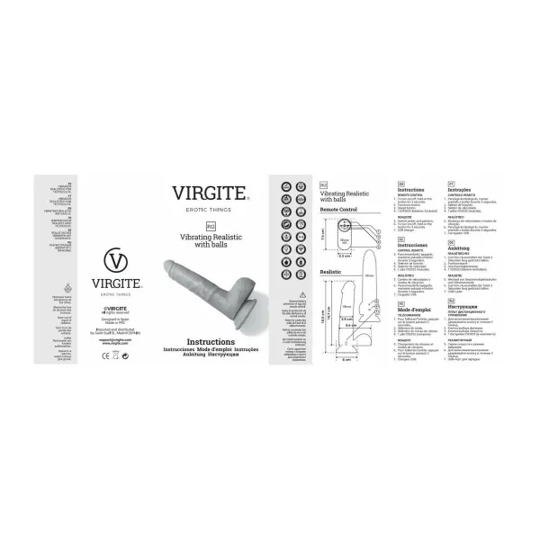 Realistic Vibrator Virgite Purple