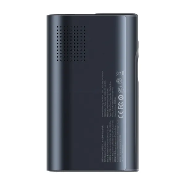 Baseus PrimeTrip VA1 2-in-1 pump with flashlight black