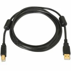 USB A - USB B Kaabel Aisens A101-0011 Must 5 m