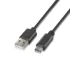 USB A - USB-C Kaabel Aisens A107-0052 Must 2 m