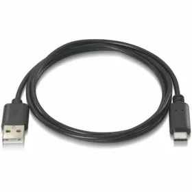 USB A - USB-C Kaabel Aisens A107-0052 Must 2 m