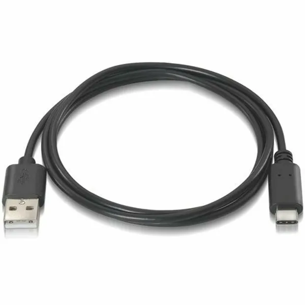 USB A - USB-C Kaabel Aisens A107-0052 Must 2 m