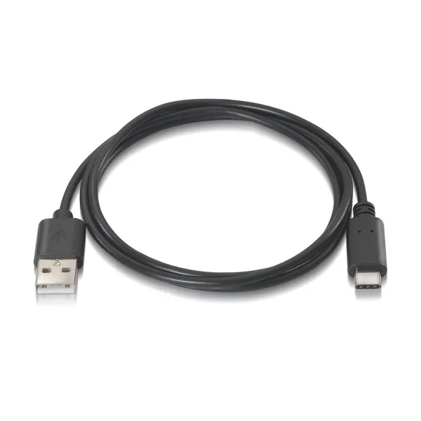 USB A - USB-C Kaabel Aisens A107-0052 Must 2 m