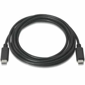 USB-C-kaabel Aisens A107-0056 Must 1 m