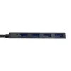 USB-keskitin Aisens A106-0399 Musta 3600 W