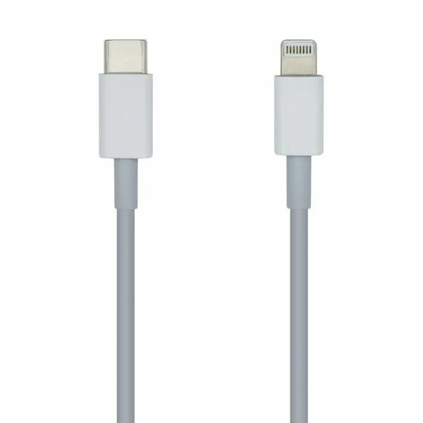 USB-C - Lightning kabelis Aisens A102-0442 Balta 1 m