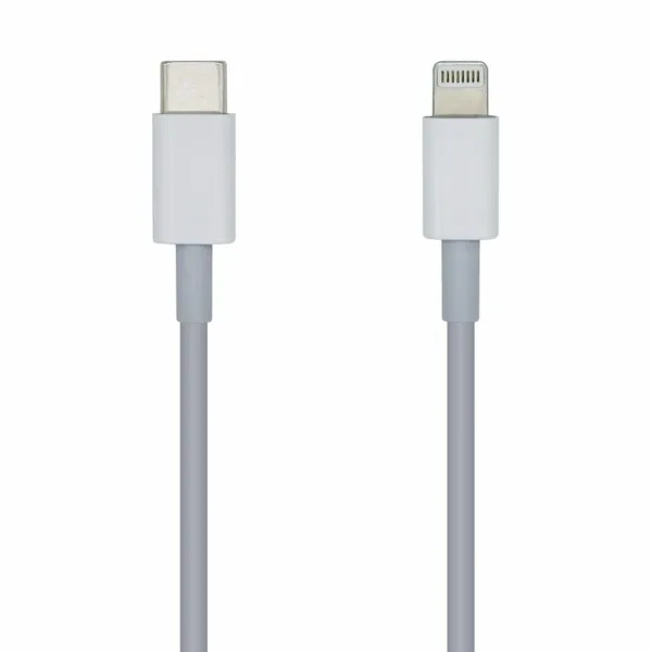 USB-C - Lightning kabelis Aisens A102-0442 Balta 1 m