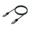 USB-C-Kaapeli Aisens A107-0629 Harmaa 2 m