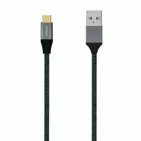 USB A - USB-C kaapeli Aisens A107-0633 Harmaa 2 m