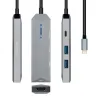 USB-C Hub Aisens ASUC-4P002-GR Grey 100 W