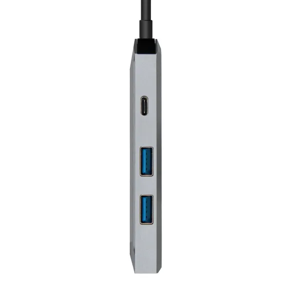 USB-C Hub Aisens ASUC-4P002-GR Grey 100 W