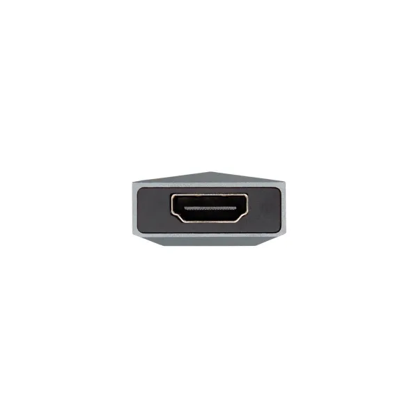 USB-C Hub Aisens ASUC-4P002-GR Grey 100 W