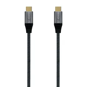 USB-C Cable Aisens A107-0672 1,5 m Grey (1 Unit)