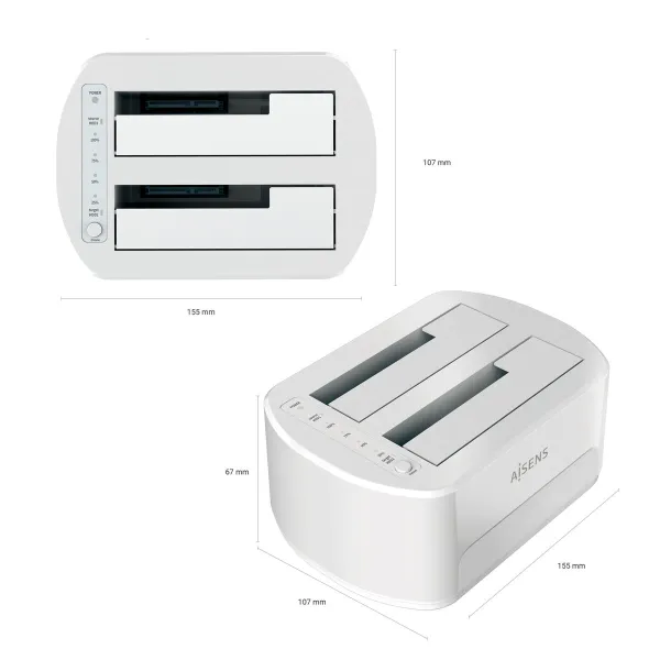 Charging base Aisens ASDS-D02W