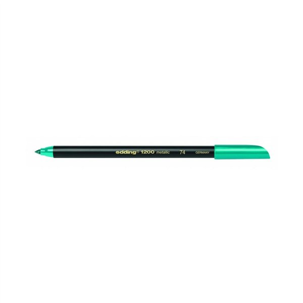 Marker pen/felt-tip pen Edding 1200 Metallic Green (10 Units)