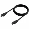 USB-C-kaabel Aisens Must 60 cm