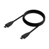 USB-C-kaabel Aisens Must 60 cm