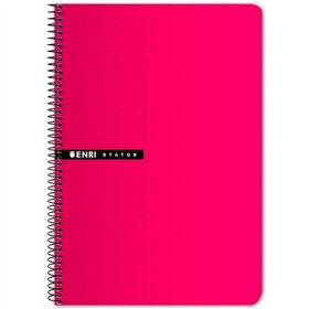 Notebook ENRI Graph paper Red Din A4 (5 Units)