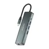 USB Hub Aisens ASUC-5P011-GR Grey Multicolour 100 W