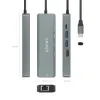 USB Hub Aisens ASUC-5P011-GR Grey Multicolour 100 W