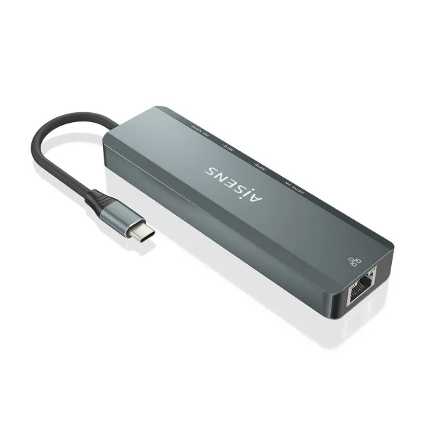 USB Hub Aisens ASUC-5P011-GR Grey Multicolour 100 W