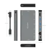 USB Hub Aisens ASUC-8P015-GR Grey Multicolour 100 W